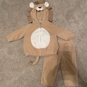 Carters fleece 12 month Lion costume